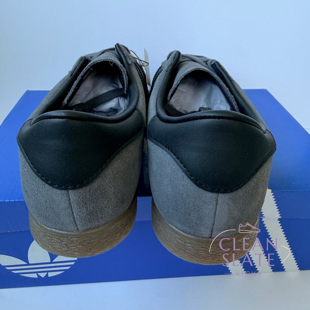 Adidas Stadt Grey/Black/Gum Men's Size 9.5 - Picture 3 of 4